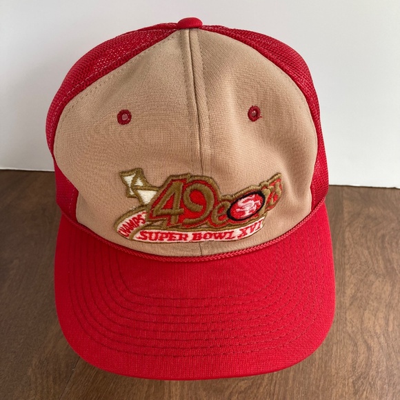 Rare Vintage San Francisco 49ers Super Bowl XVI Champs SnapBack Hat - Picture 2 of 11